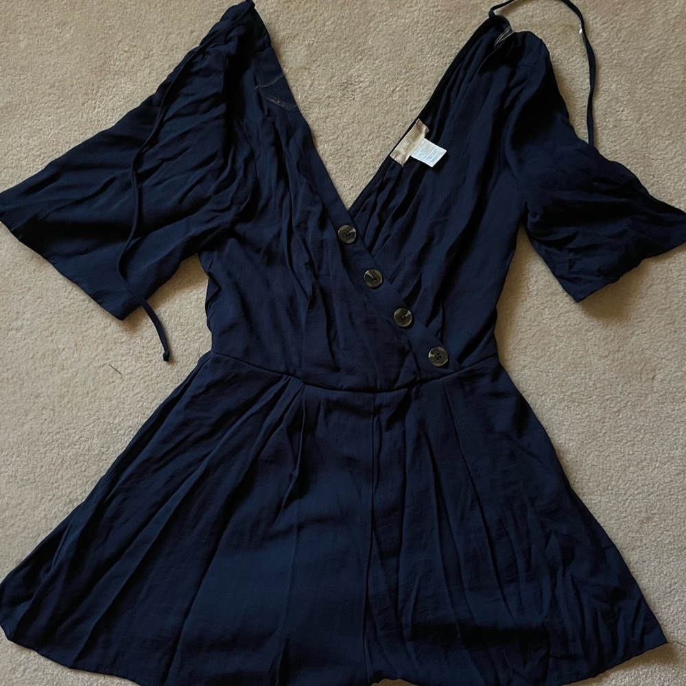 Navy romper